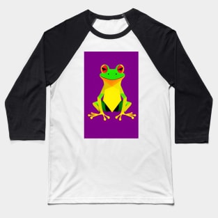 Smug Froggy Baseball T-Shirt